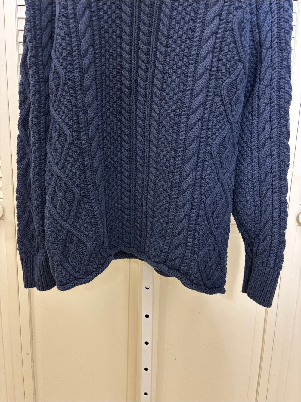 J.Crew Always 1988 Retro Rollneck Cable Sweater Small